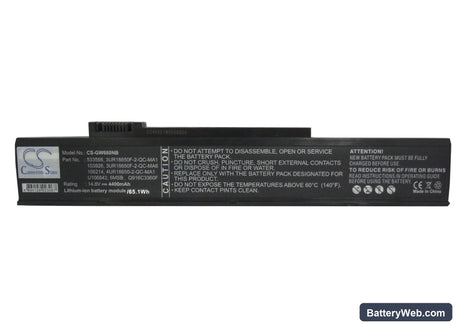 Gateway M360 Replacement Battery, 14.8V, 4400mAh, Li-ion 5