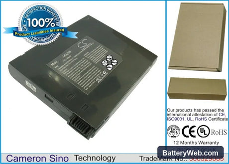 Gateway Solo 2300 Replacement Battery, 14.8V, 4400mAh, Li-ion 1