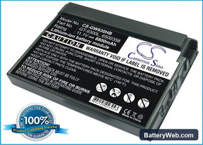 Gateway Solo 9300 Replacement Battery, 11.1V, 8800mAh, Li-ion 1
