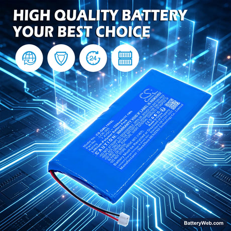 GW Instek LCR-1000 Replacement Battery, 7.4V, 1500mAh, Li-Polymer 7