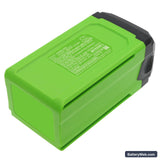 GreenWorks 40V 12" Chainsaw Replacement Battery, 40V, 3000mAh, Li-ion 3