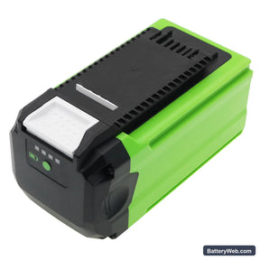 GreenWorks 40V 12" Chainsaw Replacement Battery, 40V, 5000mAh, Li-ion 1