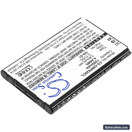 Grandstream WP820 Replacement Battery, 3.7V, 1200mAh, Li-ion 2