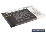 Motorola V750 Replacement Battery, 3.7V, 950mAh, Li-ion 4