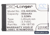 Motorola V750 Replacement Battery, 3.7V, 950mAh, Li-ion 5