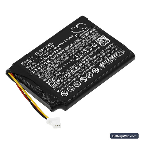 Garmin 0100261810 Replacement Battery, 3.7V, 750mAh, Li-ion 1