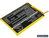 Highscreen Power Five Replacement Battery, 3.8V, 5000mAh, Li-Polymer 2