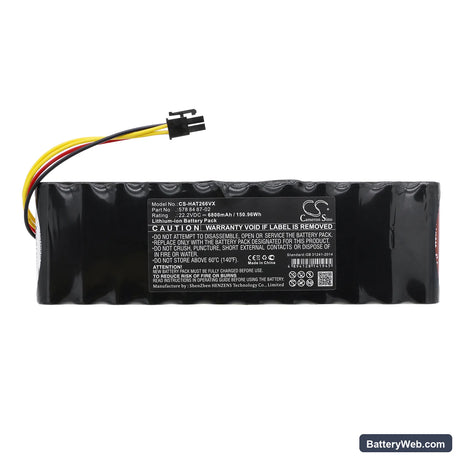Husqvarna Automower 265ACX Replacement Battery, 22.2V, 6800mAh, Li-ion 3