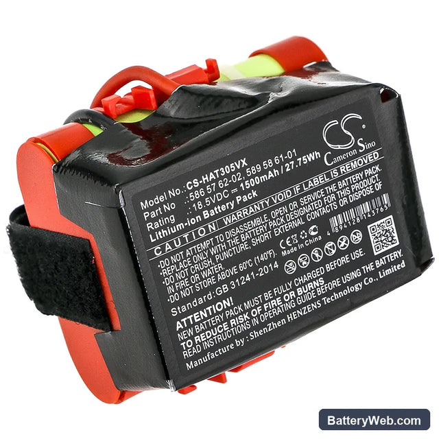 Gardena R40 Replacement Battery, 18.5V, 1500mAh, Li-ion 1