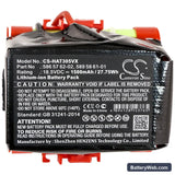 Gardena R40 Replacement Battery, 18.5V, 1500mAh, Li-ion 5