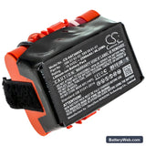 Gardena R40 Replacement Battery, 18.5V, 2500mAh, Li-ion 1