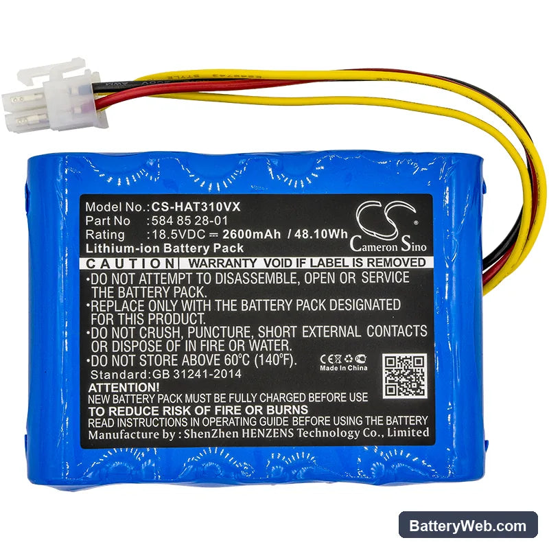 Husqvarna AM315x Replacement Battery, 18.5V, 2600mAh, Li-ion 3