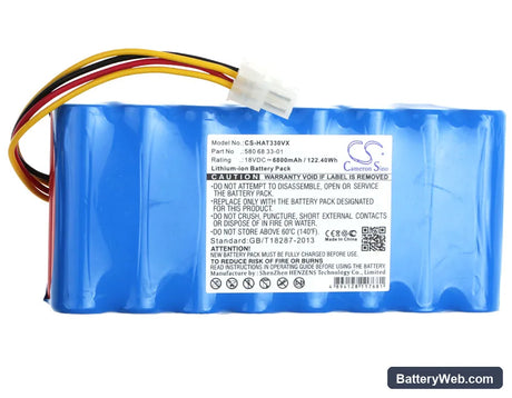 Husqvarna AM430X Replacement Battery, 18V, 6800mAh, Li-ion 5