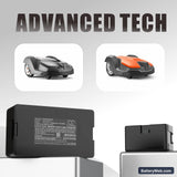 Husqvarna Automower 430XH 2019 Replacement Battery, 18V, 8000mAh, Li-ion 7