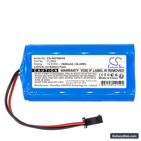 Haier TAB-T550WSC Replacement Battery, 14.8V, 2600mAh, Li-ion 3