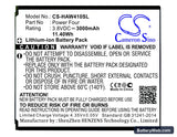 Highscreen Power Four Replacement Battery, 3.8V, 3000mAh, Li-ion 1