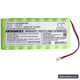 HUAXI HX-901A Replacement Battery, 9.6V, 2000mAh, Ni-MH 3