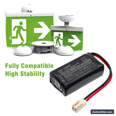 Hochiki Firescape luminaires Replacement Battery, 7.4V, 700mAh, Li-Polymer 6