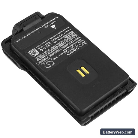 Hytera BD500 Replacement Battery, 7.4V, 1500mAh, Li-ion 2