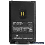 Hytera BD500 Replacement Battery, 7.4V, 1500mAh, Li-ion 5