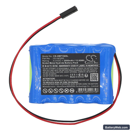 Hobart Quantum Digital Deli Scale Label Printer Replacement Battery, 6V, 2000mAh, Ni-MH 5
