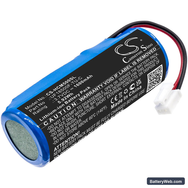 Hitachi Hada Crie Replacement Battery, 3.7V, 1600mAh, Li-ion 1