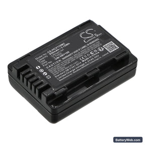 Panasonic HC-V110 Replacement Battery, 3.7V, 850mAh, Li-ion 1