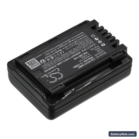 Panasonic HC-V110 Replacement Battery, 3.7V, 850mAh, Li-ion 2