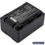 Panasonic HC-V520M Replacement Battery, 3.6V, 1500mAh, Li-ion 1