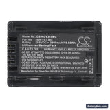 Panasonic HC-V520M Replacement Battery, 3.6V, 3000mAh, Li-ion 5