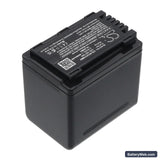 Panasonic HC-W570 Replacement Battery, 3.6V, 4040mAh, Li-ion 2