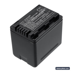 Panasonic HC-V520M Replacement Battery, 3.6V, 3400mAh, Li-ion 1