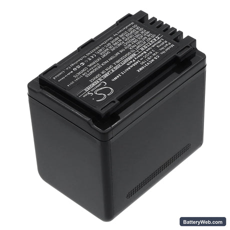 Panasonic HC-V520M Replacement Battery, 3.6V, 3400mAh, Li-ion 2