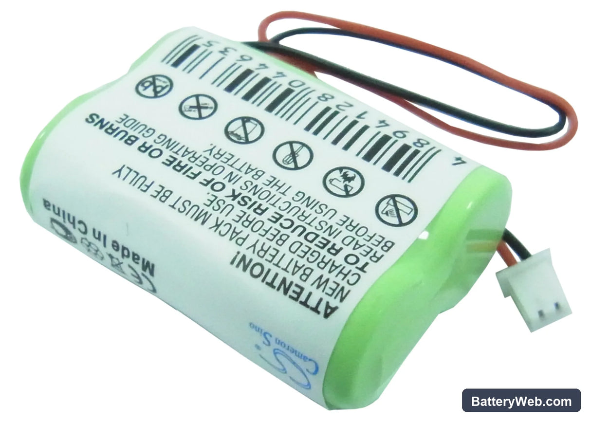 HandHeld Dolphin 7300 Replacement Battery, 2.4V, 300mAh, Ni-MH 3