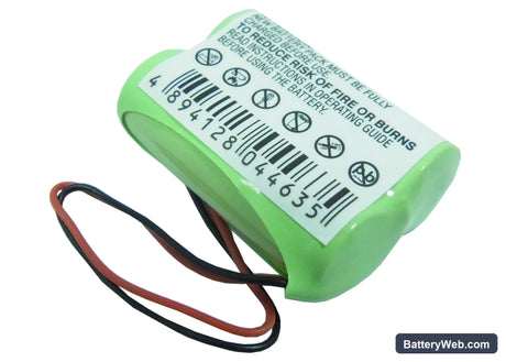 HandHeld Dolphin 7300 Replacement Battery, 2.4V, 300mAh, Ni-MH 4