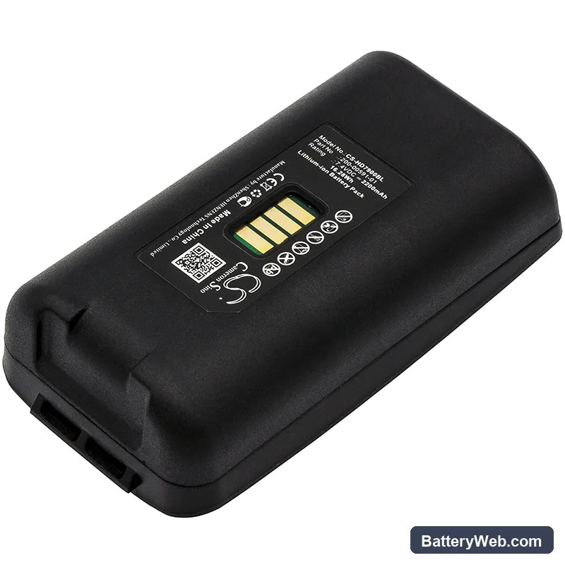 LXE MX6 Replacement Battery, 7.4V, 2200mAh, Li-ion 2