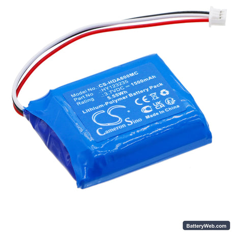 HP DSJ-A6x Replacement Battery, 3.7V, 1500mAh, Li-Polymer 1
