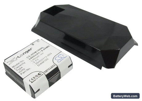 HTC Diamond Replacement Battery, 3.7V, 2400mAh, Li-ion 1