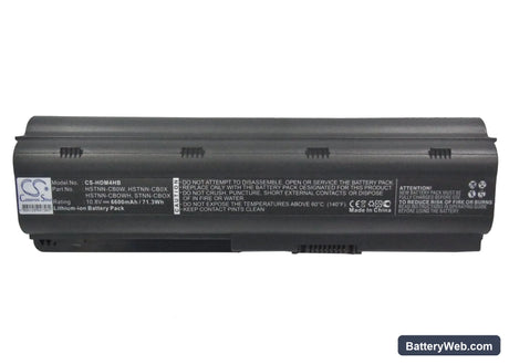 HP G62-113SO Replacement Battery, 10.8V, 6600mAh, Li-ion 5