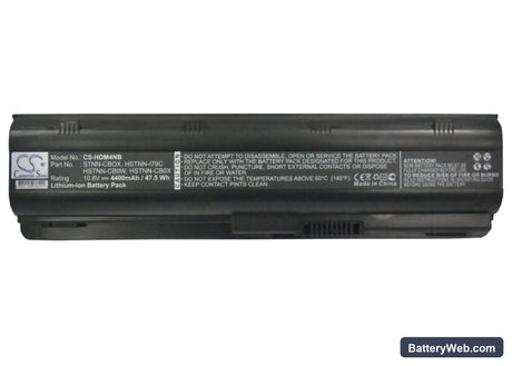 HP G62-113SO Replacement Battery, 10.8V, 4400mAh, Li-ion 5