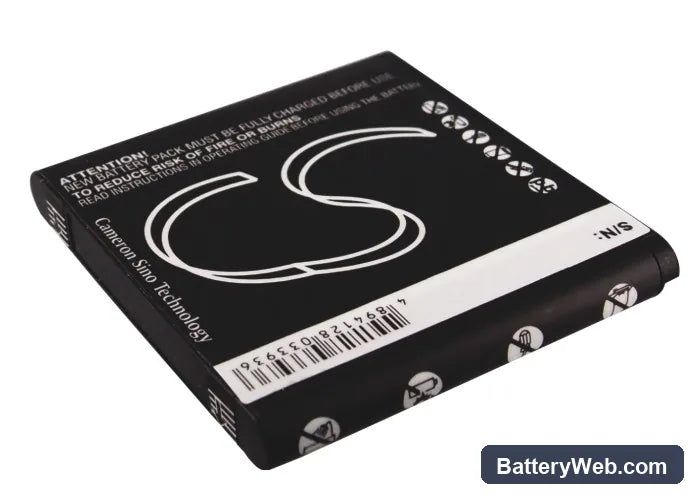 SoftBank S31HT Replacement Battery, 3.7V, 1100mAh, Li-ion 4