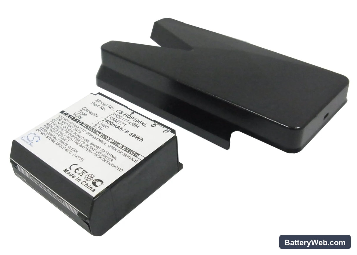 HTC Touch Pro Replacement Battery, 3.7V, 2400mAh, Li-ion 1