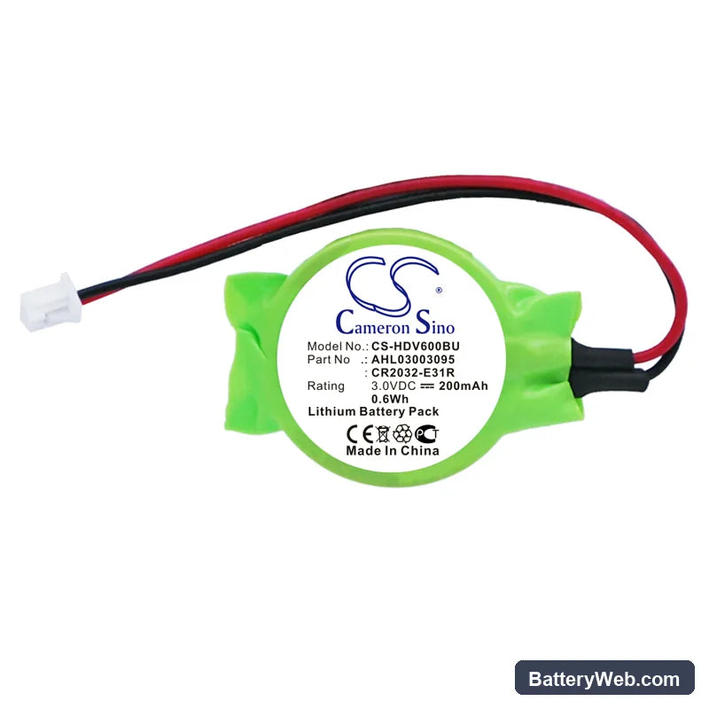 Lenovo ThinkPad T590 (20N4) Replacement Battery, 3V, 200mAh, Lithium 3