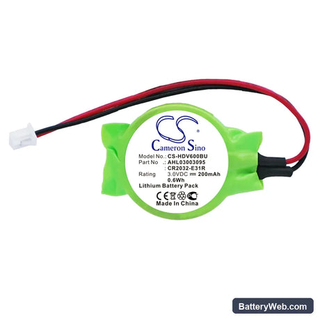 Lenovo ThinkPad T590 (20N4) Replacement Battery, 3V, 200mAh, Lithium 3