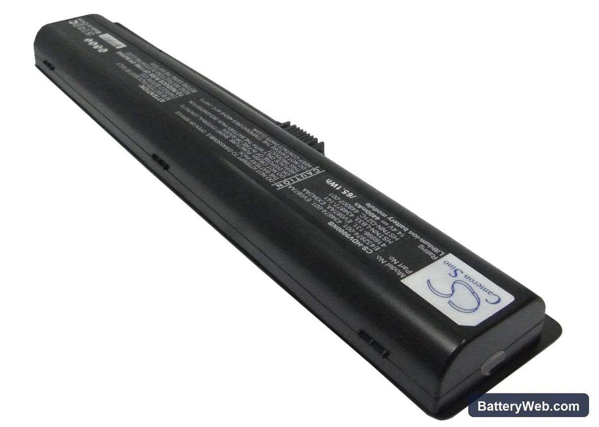 HP Pavilion dv9047EA Replacement Battery, 14.4V, 4400mAh, Li-ion 2
