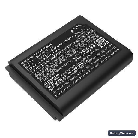 TD Tech EP820 Replacement Battery, 3.8V, 4000mAh, Li-ion 1