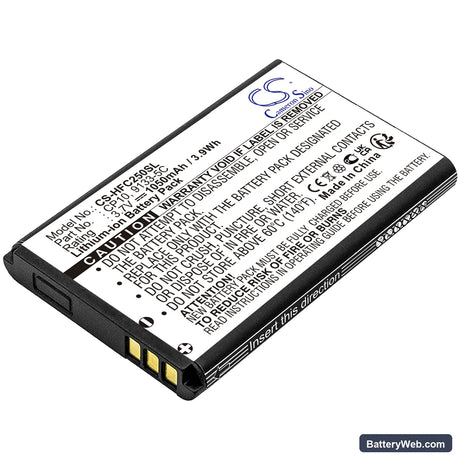 Emporia Telme C120 Replacement Battery, 3.7V, 1050mAh, Li-ion 1
