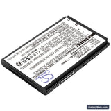 Emporia Telme C120 Replacement Battery, 3.7V, 1050mAh, Li-ion 2