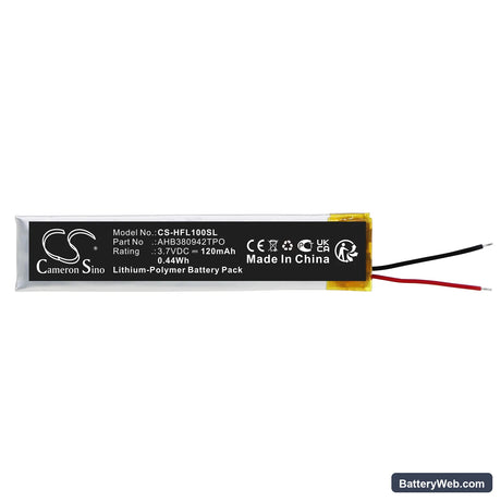 Huawei FreeLace Replacement Battery, 3.7V, 120mAh, Li-Polymer 3