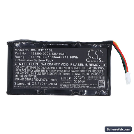 Honeywell Marathon LXE Replacement Battery, 11.1V, 1800mAh, Li-ion 3